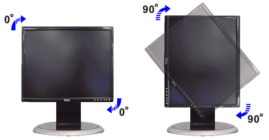 monitor with rotation